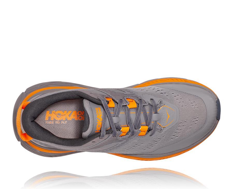 Hoka One One Trailove Tenisky Panske Siva - Stinson Atr 6 - 93504-ESMK